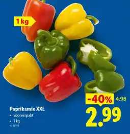 Lidl Paprikamix XXL aanbieding