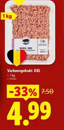 Lidl Varkensgehakt XXL aanbieding