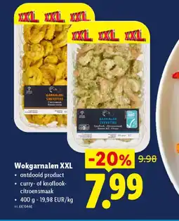 Lidl Wokgarnalen XXL aanbieding
