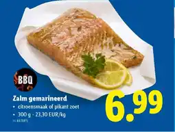 Lidl BBQ Zalm gemarineerd aanbieding