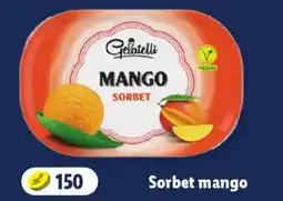 Lidl Gelatelli sorbet mango aanbieding