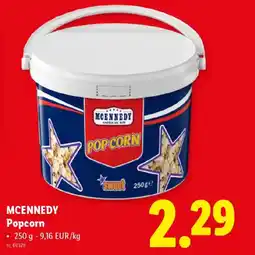 Lidl Mcennedy popcorn aanbieding