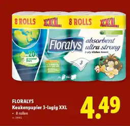 Lidl Floralys Keukenpapier XXL aanbieding
