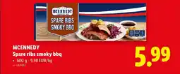 Lidl Mcennedy spare ribs smoky BBQ aanbieding