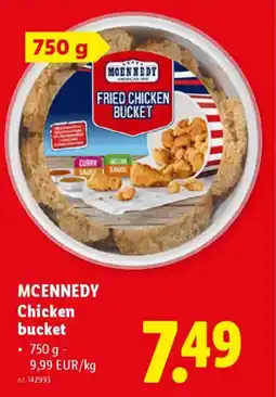 Lidl Mcennedy chicken bucket aanbieding