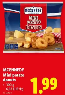 Lidl Mcennedy mini potato donuts aanbieding