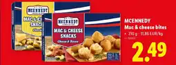 Lidl Mcennedy mac & cheese bites aanbieding