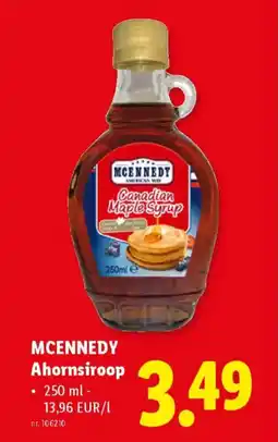 Lidl Mcennedy ahornsiroop aanbieding