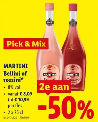Martini bellini of rossini