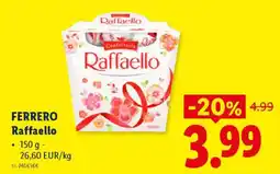 Lidl Ferrero raffaello aanbieding