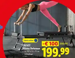 Lidl Crivit pilates reformer aanbieding