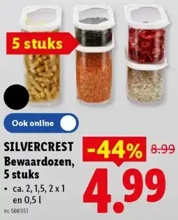 Lidl Silvercrest bewaardozen aanbieding