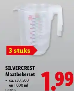 Lidl Silvercrest maatbekerset aanbieding