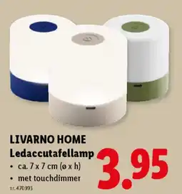 Lidl Livarno home ledaccutafellamp aanbieding