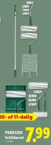 Lidl Parkside schilderset aanbieding