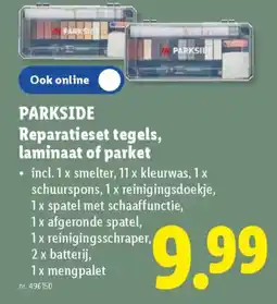 Lidl Parkside reparatieset tegels, laminaat of parket aanbieding