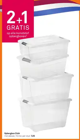 Karwei Opbergbox click aanbieding