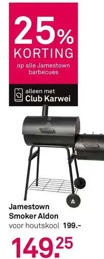 Karwei Jamestown smoker aldon aanbieding
