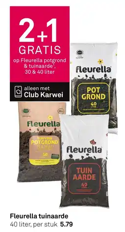 Karwei Fleurella tuinaarde aanbieding