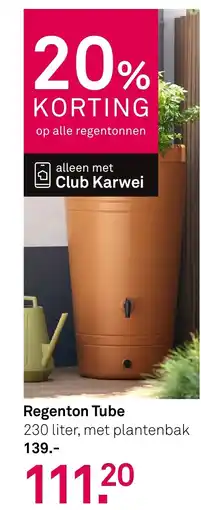 Karwei Regenton tube aanbieding