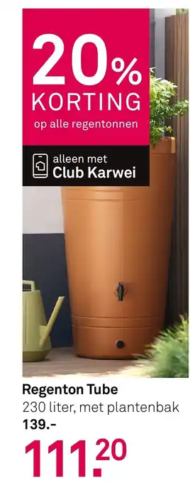 Karwei Regenton tube aanbieding