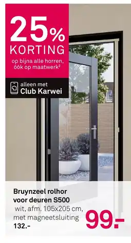Karwei Bruynzeel rolhor voor deuren s500 aanbieding