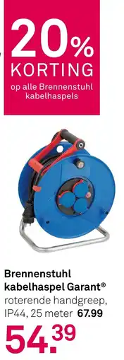 Karwei Brennenstuhl kabelhaspel garant aanbieding