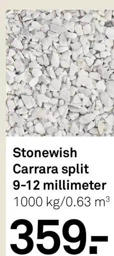 Karwei Stonewish carrara split aanbieding