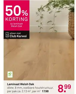 Karwei Laminaat welsh oak aanbieding
