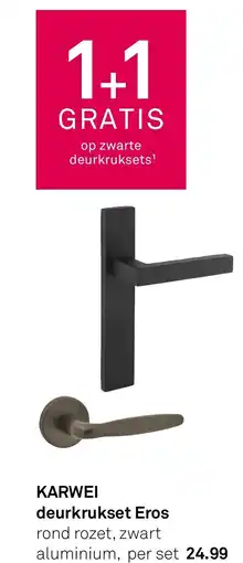 Karwei Karwei deurkrukset eros aanbieding