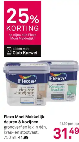 Karwei Flexa mooi makkelijk deuren & kozijnen aanbieding