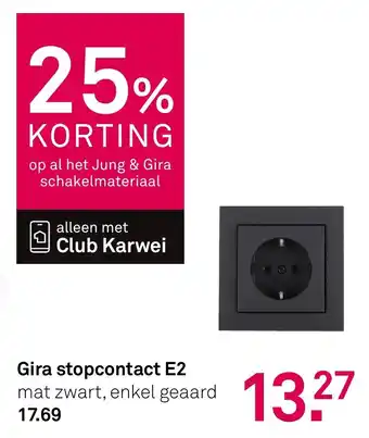 Karwei Gira stopcontact e2 aanbieding