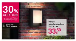 Karwei Philips wandlamp arbour aanbieding