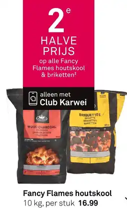 Karwei Fancy flames houtskool aanbieding