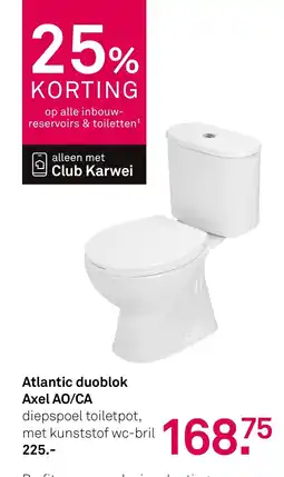 Karwei Atlantic duoblok axel ao/ca aanbieding