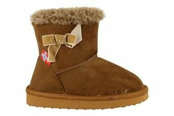 Berca Shoes Mode-Mania Laars Meisjes Warm Gevoerd Maat 28/35 - Cognac aanbieding