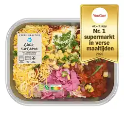 Albert Heijn AH Verse maaltijd chili sin carne aanbieding