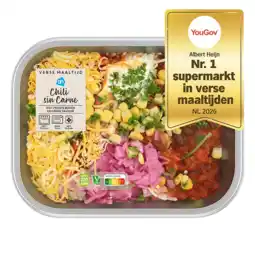 Albert Heijn AH Verse maaltijd chili sin carne aanbieding