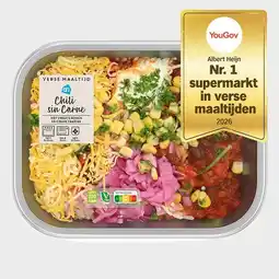 Albert Heijn AH Verse maaltijd chili sin carne aanbieding