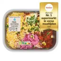 Albert Heijn AH Verse maaltijd chili sin carne aanbieding
