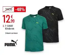 Intersport Puma T-shirt kinderen aanbieding