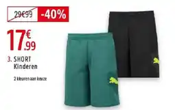 Intersport Short kinderen aanbieding