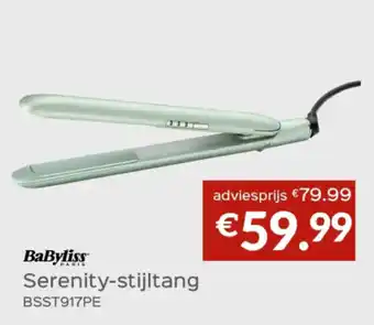 Babyliss serenity stijltang BSST917PE
