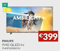 Selexion Philips FHD QLED TV PI40PQS690112 aanbieding