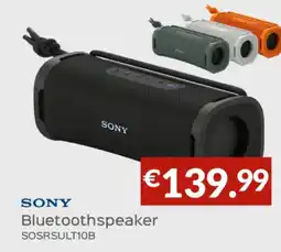 Selexion Sony Bluetoothspeaker SOSRSULT10B aanbieding