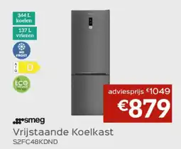 Selexion SMEG Vrijstaande Koelkast S2FC48KDND aanbieding