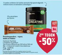 Delhaize Proteïnepoeders repen shake of shaker aanbieding