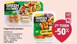 Delhaize Vegetarisch product greenway aanbieding