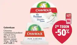 Delhaize Geitenkaas Chavroux aanbieding