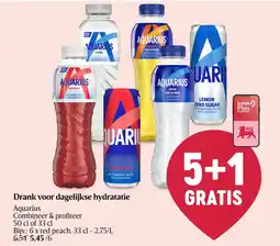 Delhaize Drank voor dagelijkse hydratatie aquarius aanbieding